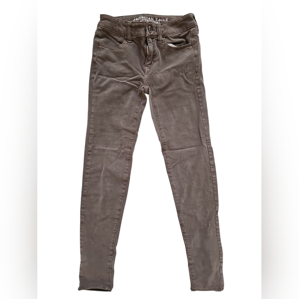 American Eagle Outfitters Women's Taupe Skinny Jeans